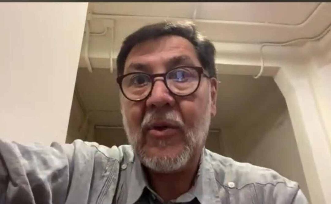 Fernández Noroña recuerda intento de detención del exgobernador Javier Corral durante video charla. Foto: Captura de pantalla