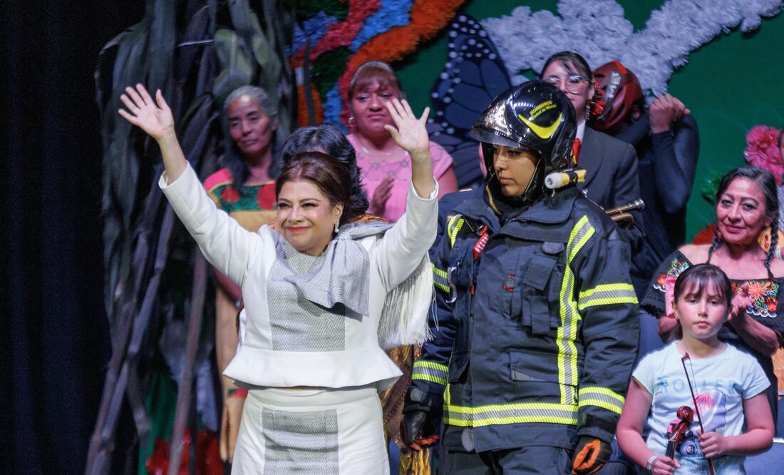 Clara Brugada anunció varias acciones para sus primeros 100 días de gobierno. (Foto: Yaretzy M. Osnaya/ EL UNIVERSAL)