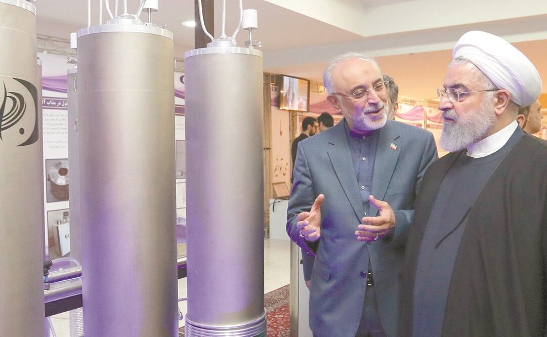 Según el acuerdo nuclear entre Irán y seis grandes potencias, suspendido hace varios años, Irán no debería tener más de 300 kilos de uranio, enriquecido como mucho al 3.67%. Foto: Archivo/EL UNIVERSAL