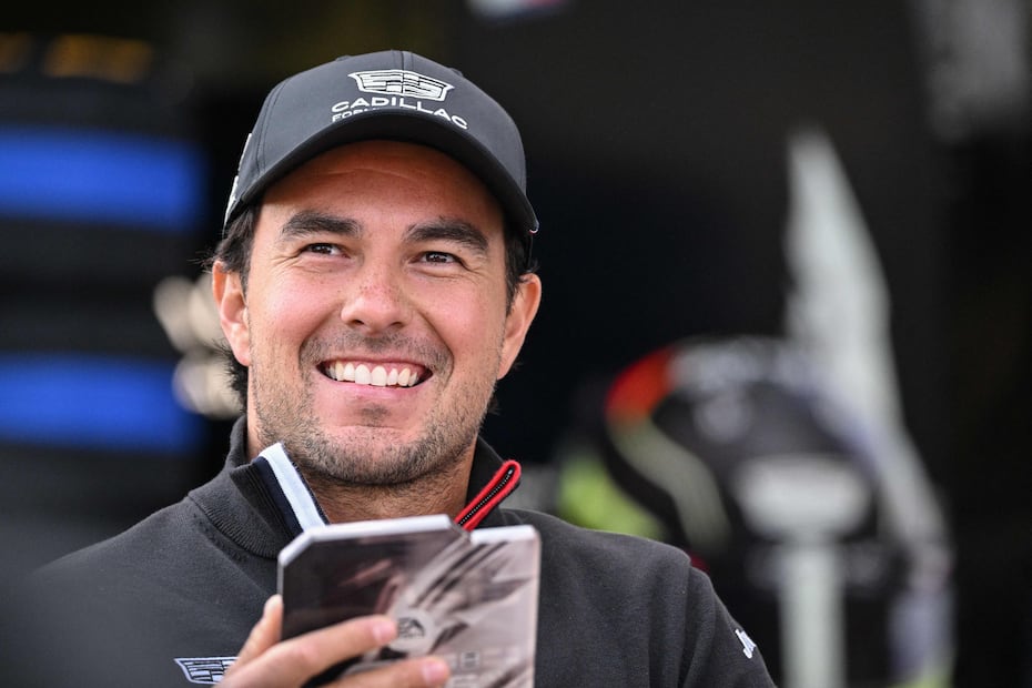 Sergio "Checo" Pérez con Cadillac, durante las actividades del Gran Premio de China - Foto: AFP
