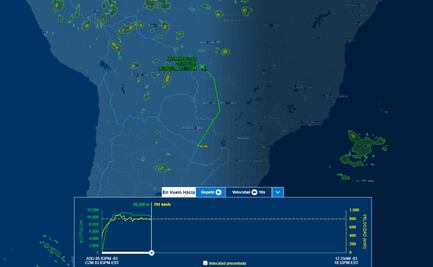 Expulsan a Hernán Bermúdez de Paraguay; esta es la ruta del avión que lo traslada y en el que fue extraditado "El Chapo"