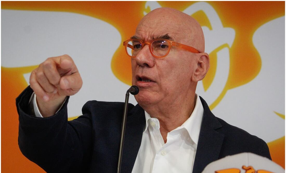 Dante Delgado, dirigente nacional de Movimiento Ciudadano. Foto: Luis Camacho/EL UNIVERSAL