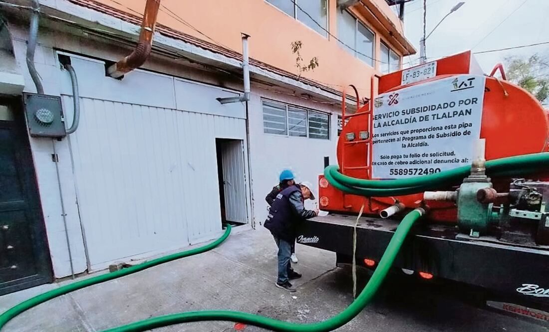 La alcaldesa Alfa Acosta detalló que el programa piloto de tandeo de agua comenzó a operar desde diciembre pasado y que está a prueba. Foto: Especial.
