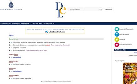 Critican a la RAE por definir a las mujeres como "sexo débil"