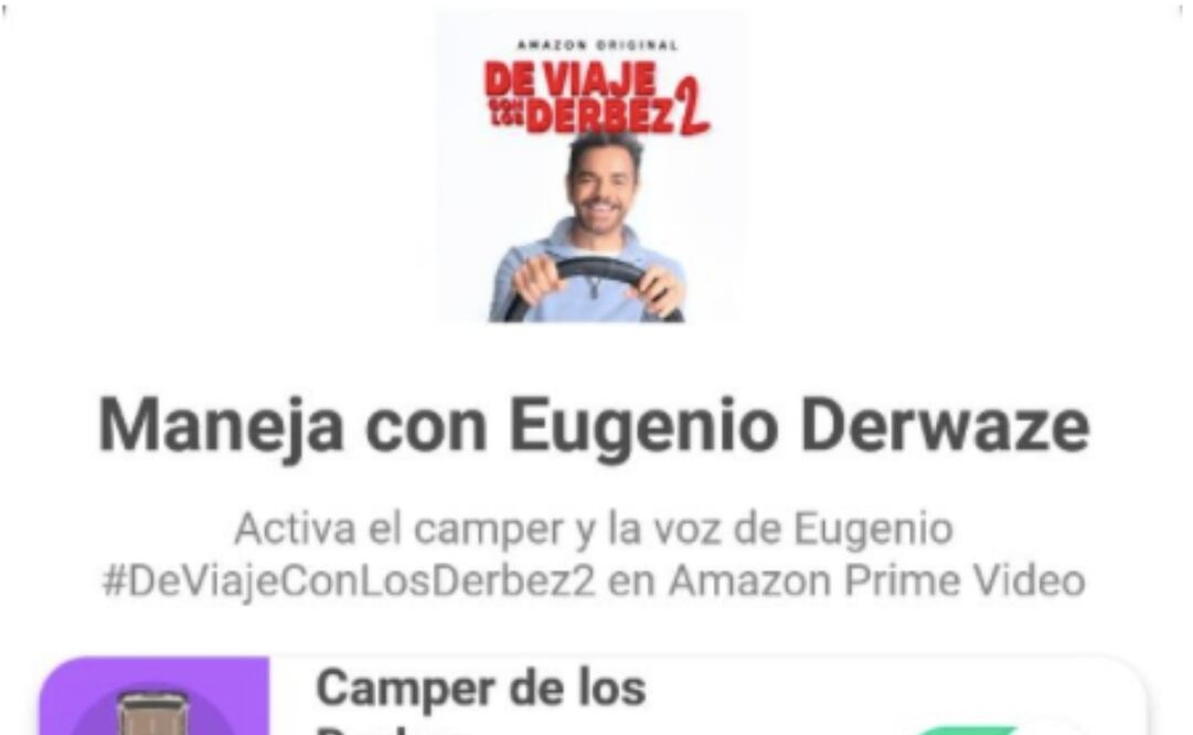 La voz de Derbez se liberará esta semana. 
