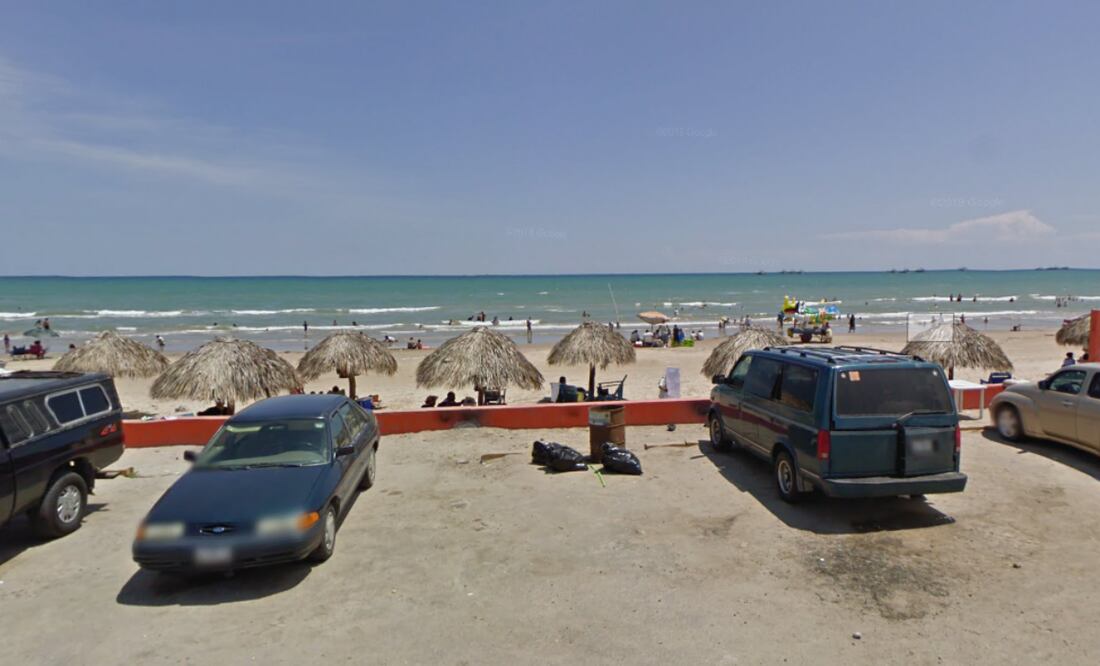 Mapa: Esta es Playa Bagdad en Matamoros; el lugar donde estadounidenses colocaron señalamientos de "zona restringida". Foto: Captura de pantalla