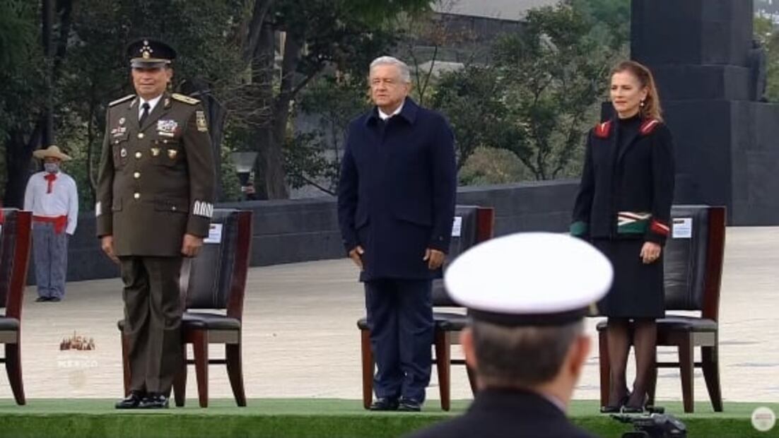 Así fue la ceremonia del 110 aniversario de la Revolución encabezada por AMLO