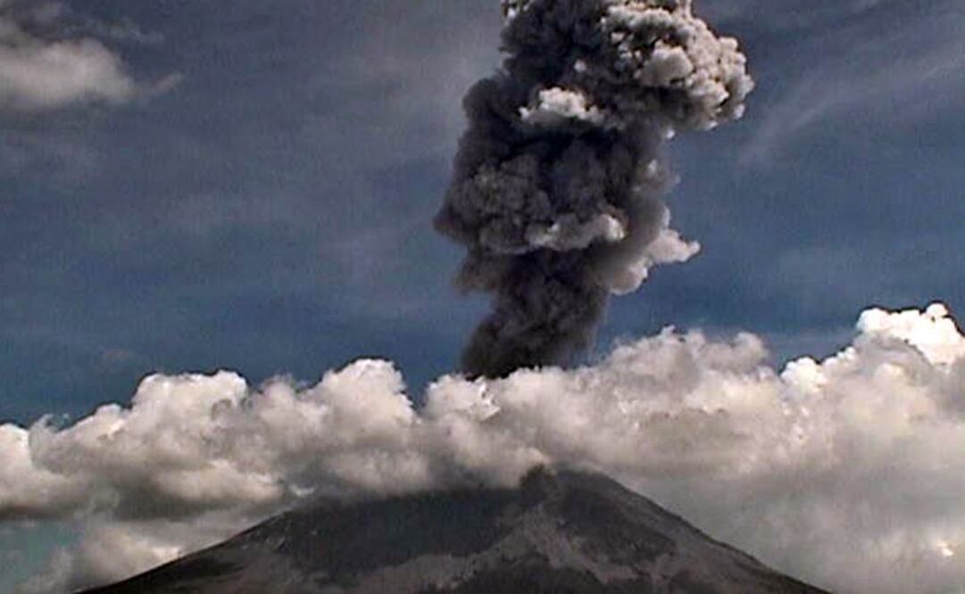 El Semáforo de Alerta Volcánica se mantiene en Amarillo Fase Dos. (Foto: Cenapred)
