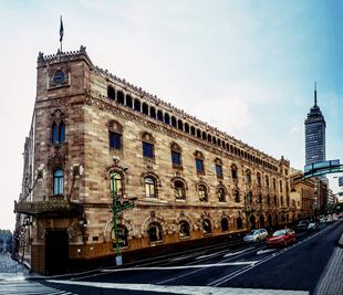 El Palacio Postal en el Centro Histórico de la Ciudad de México