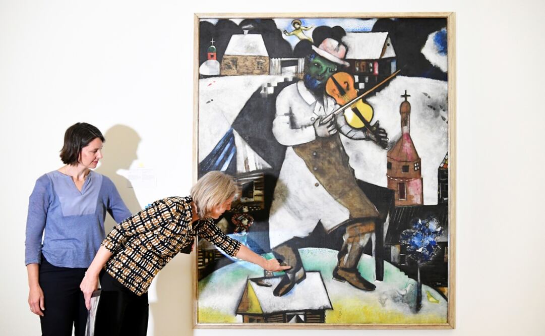"Fiddler" de Marc Chagall. Foto: REUTERS/Piroschka van de Wouw