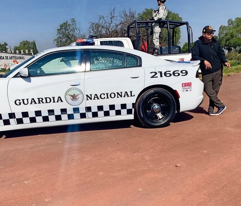 Tras el accidente de un globo aerostático, la Guardia Nacional realiza operativos de seguridad. Foto: Especial