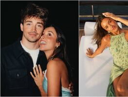 ¿Quién es Alexandra Saint Mleux, la influencer y prometida Charles Leclerc?