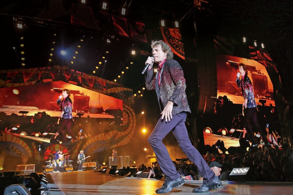 El concierto, catalogado “De la amistad”, fue el cierre de la gira latinoamericana de la banda Olé Tour (AGENCIAS Y LUIS CORTÉS. EL UNIVERSAL)