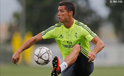 CR7 entrena con normalidad tras susto del martes