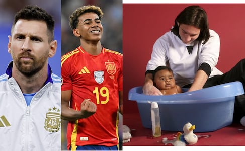 A 19 años de la icónica foto de Leo Messi bañando a Lamine Yamal; el domingo disputarán la Final del Mundial