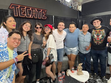 VIDEO: Paty Cantú se disfraza para pedir abrazos por una sorpresa en el Tecate Emblema 2024