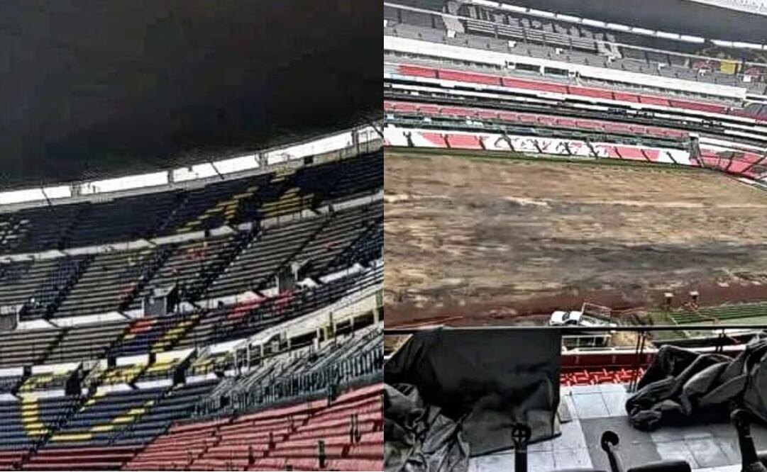 Estadio Azteca: Filtran primeras imágenes de la remodelación FOTOS: X @MXESTADIOS
