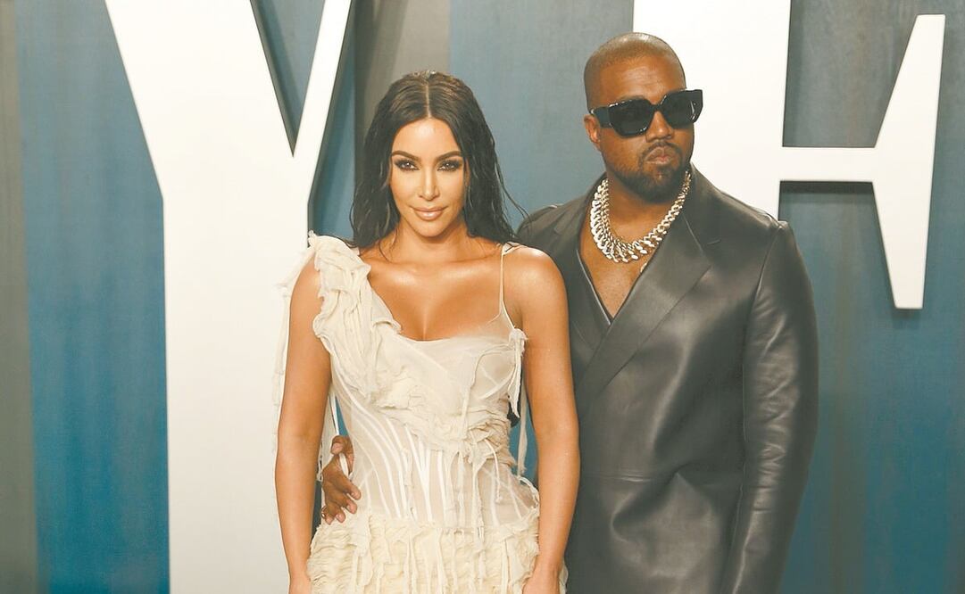 Kim Kardashian y Kanye West. Foto: EFE