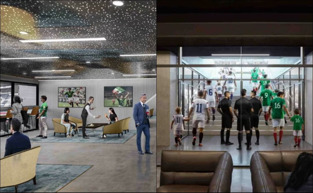 Así serán las zonas exclusivas del estadio Banorte / Foto: Especiales