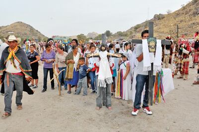 Yaquis conservan ritual de Semana en Santa Cócorit