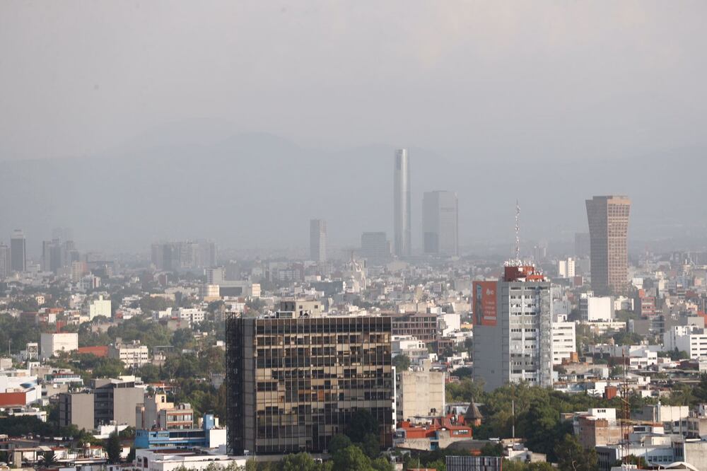 Imágenes de la Ciudad de México en donde fue activada la fase 1 de la contingencia ambiental. FOTO: Diego Simón Sánchez 