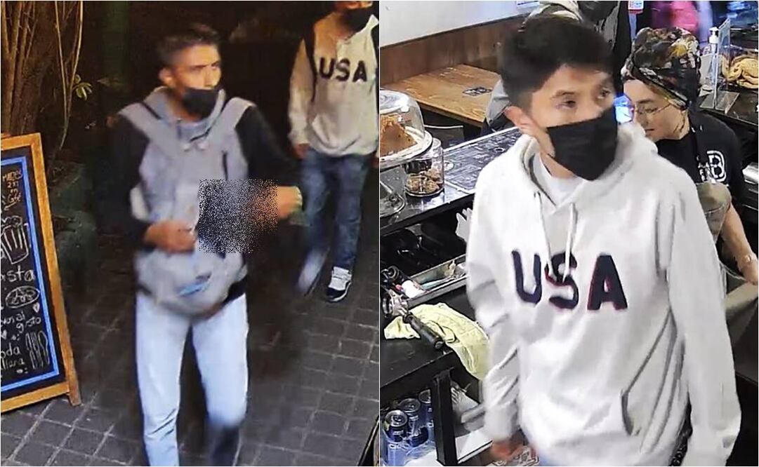 2 sujetos entran a asaltar cafetería. Foto: @CafeBMx