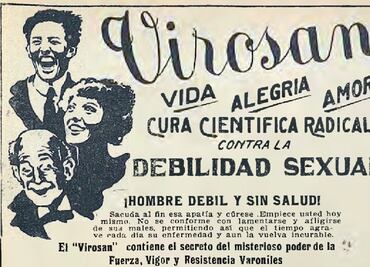 Los productos milagro de los años 20 para recuperar el “vigor” masculino