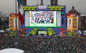 170 mil personas asisten al Fan Fest del Zócalo y calles del Centro Histórico por partido México vs Corea; "así se disfruta el futbol": Brugada