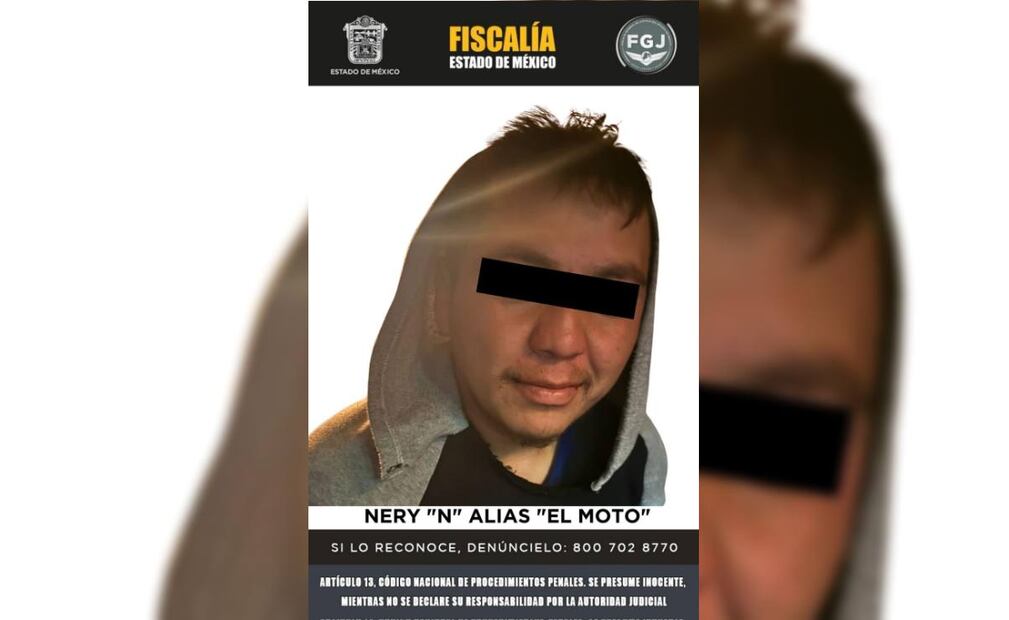 Detienen a Nery “N”, alias “El Moto”, identificado como integrante de un grupo criminal con orígenes en Michoacán. Foto: Especial