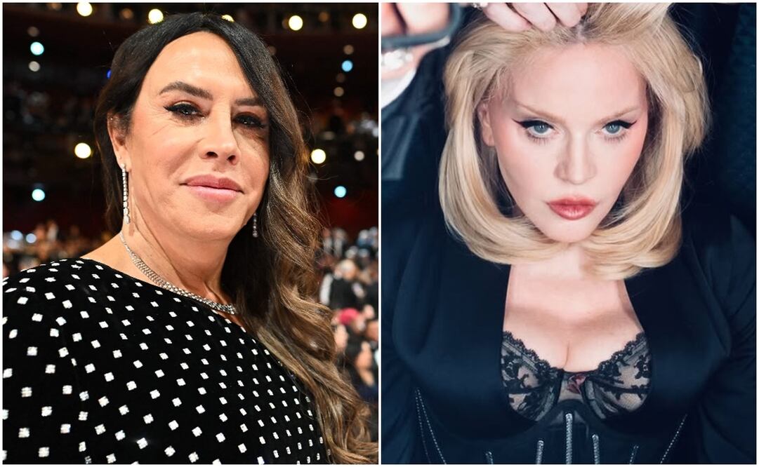 Karla Sofía Gascón presume foto con Madonna y le agradece el apoyo y cariño.