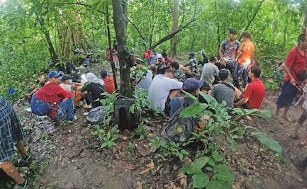 “No era necesaria la violencia”, dice migrante venezolana tras perder un hijo en operativo del INM