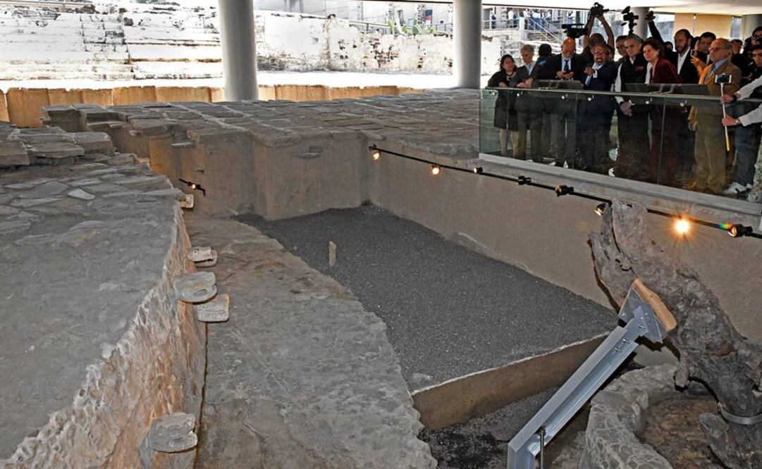 Los hallazgos arqueológicos prehispánicos y coloniales descubiertos en últimas fechas en el Templo Mayor, se exhiben desde hoy. FOTO: Secretaría de Cultura vía EFE.