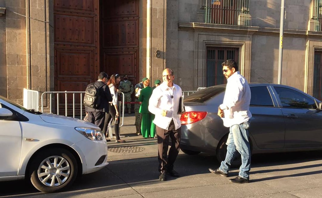 El padre Solalinde arriba a Palacio Nacional, se prevé un encuentro con el presidente López Obrador / Foto: Especial