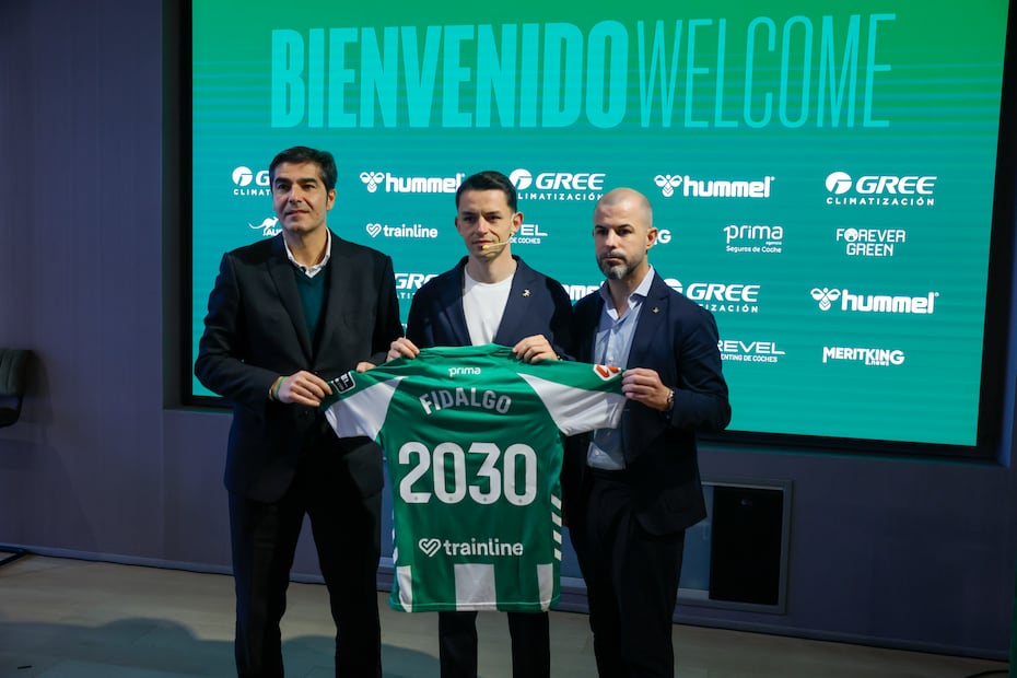 Álvaro Fidalgo fue presentado como refuerzo del Real Betis el 3 de febrero, procedente del América / FOTO: EFE