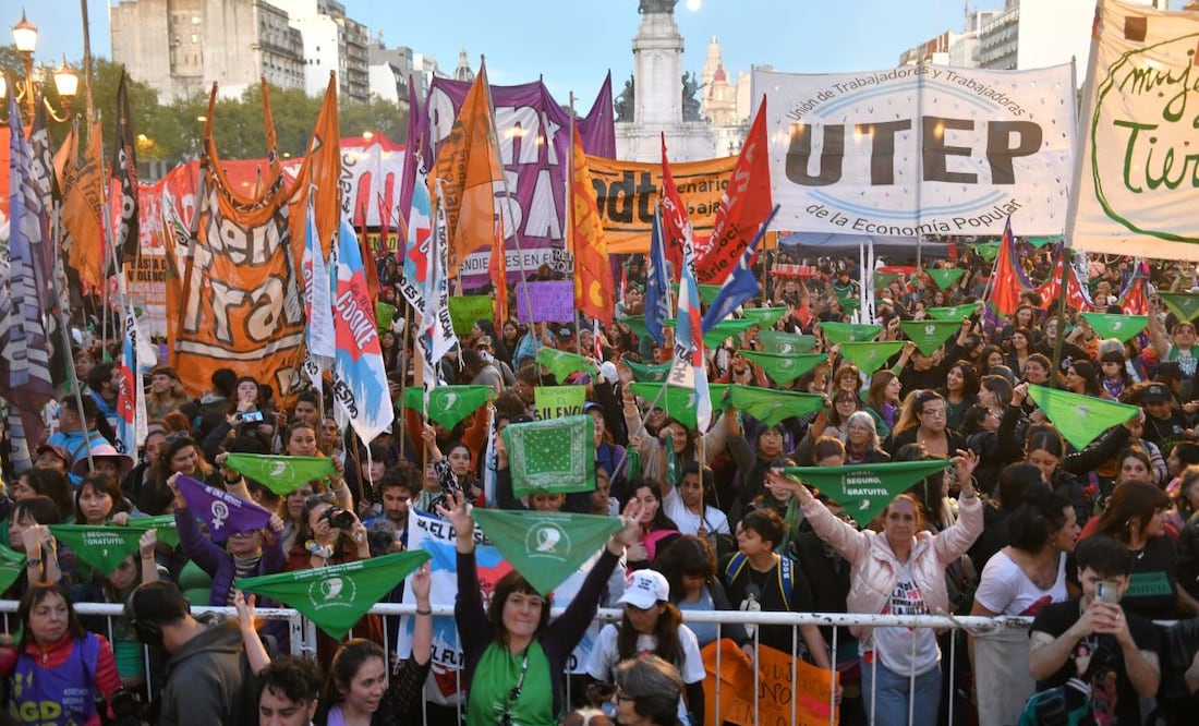 Movimiento feminista en Argentina. FOTO ENRIQUE GARCÍA MEDINA. EFE