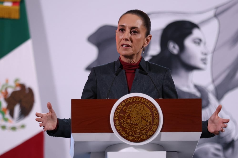 Sheinbaum descarta que vaya haber aumentado del 25% de los aranceles por parte de EU- Foto: Diego Simón Sánchez / EL UNIVERSAL