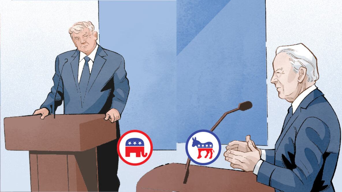 Donald Trump y Joe Biden. Foto: Archivo/ EL UNIVERSAL