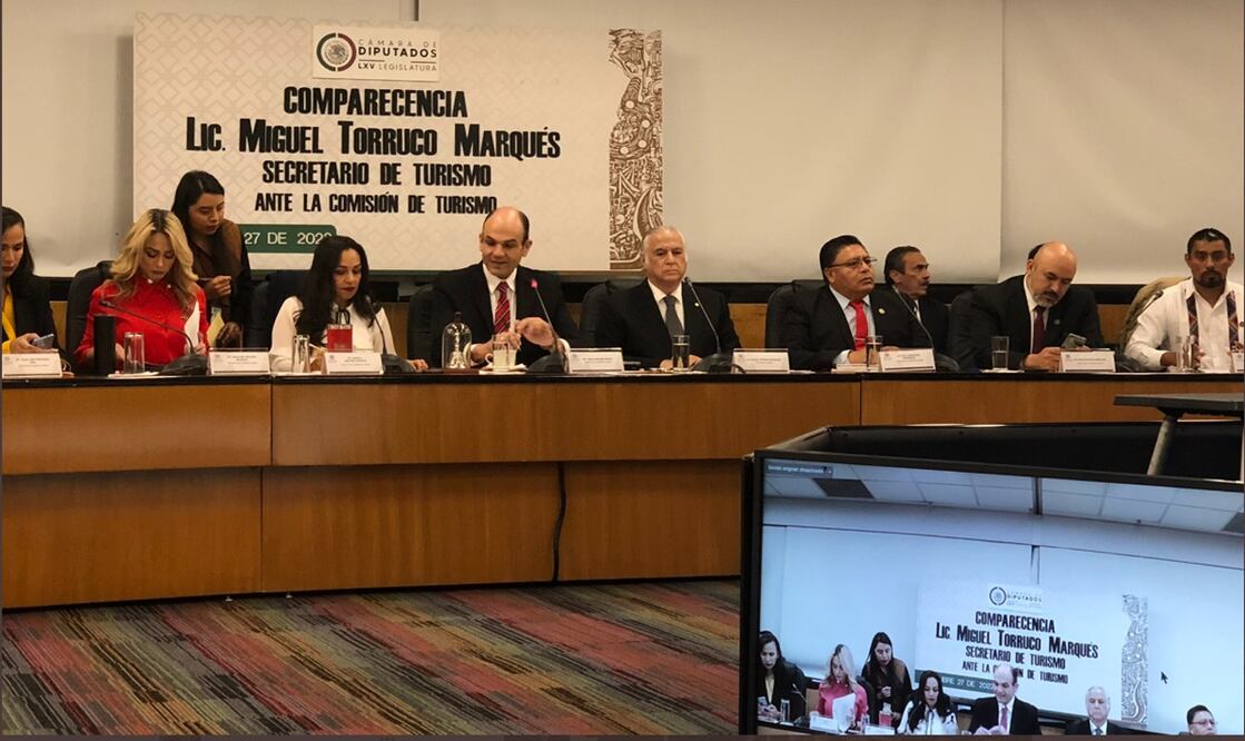 En el acto, el funcionario ofrecerá un mensaje de hasta 20 minutos, y después las y los legisladores podrán hacer uso de la voz. También se contempla una ronda de preguntas y respuestas. Foto: @TorrucoTurismo