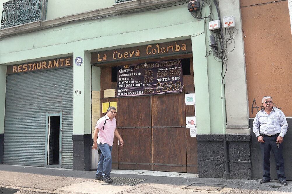 Fue el fotorreportero Rubén Espinosa quien sugirió ir a un bar del Centro, ubicado en la calle República de Cuba, de nombre La Cueva Colomba, para reunirse con su amiga Nadia Vera, asegura Antonio Contreras (JUAN CARLOS REYES. EL UNIVERSAL)