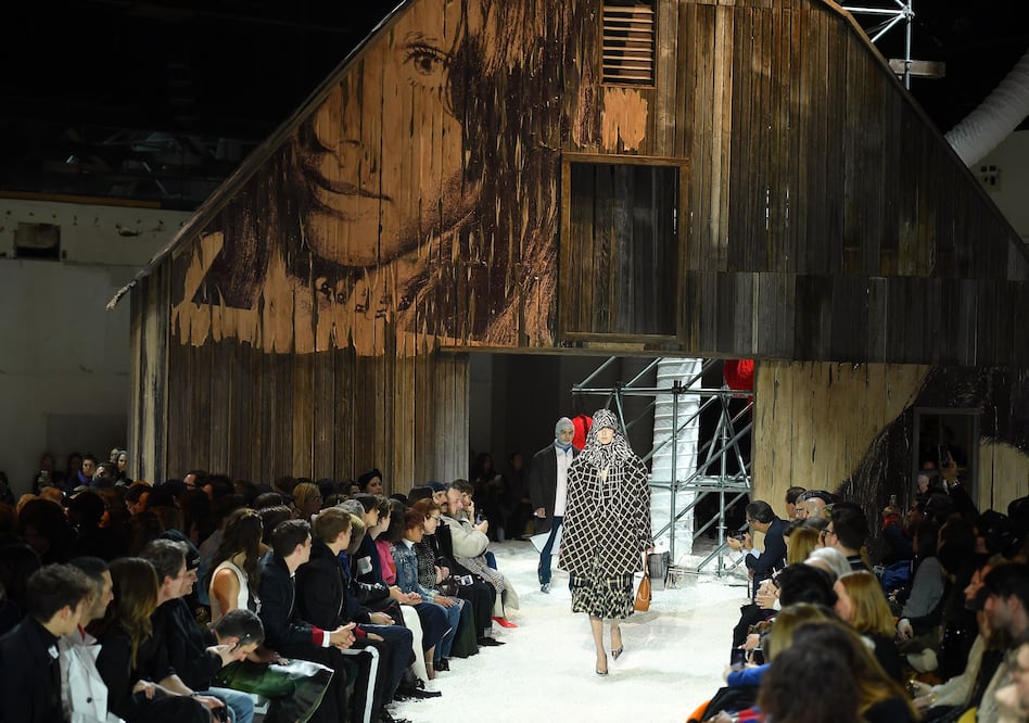 Calvin Klein 205W39NYC durante en la Semana de la Moda en Nueva York. Foto: AFP