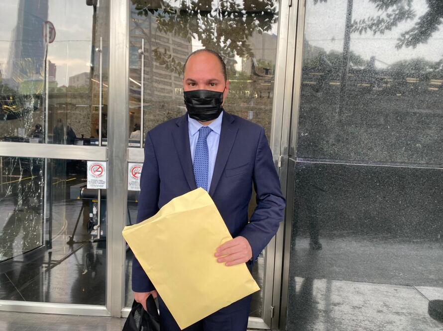 Eduardo Aguilar, abogado de Ricardo Anaya. Fotografía de Diana Lastiri