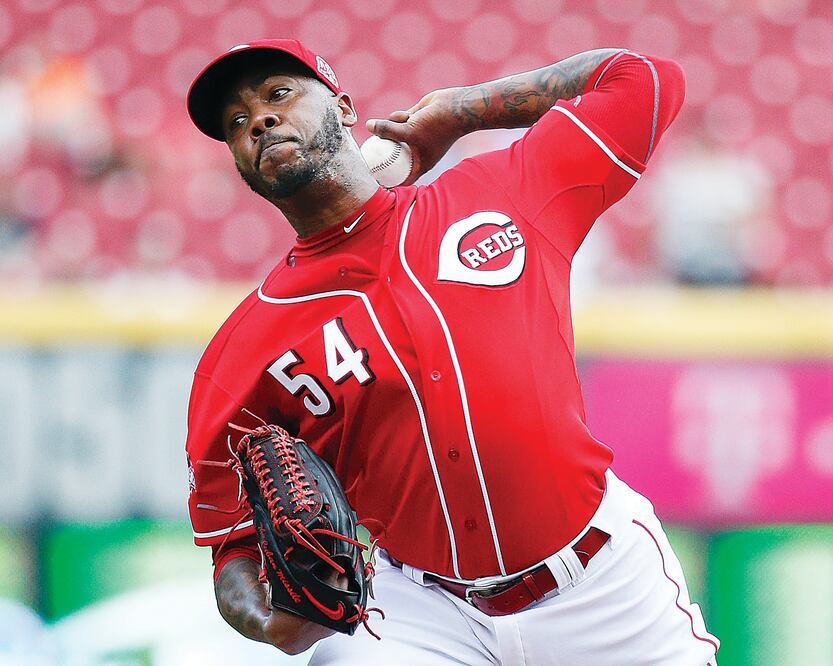 Aroldis Chapman hizo los 62 lanzamientos más veloces de la temporada (JOHN MINCHILLO. AP)