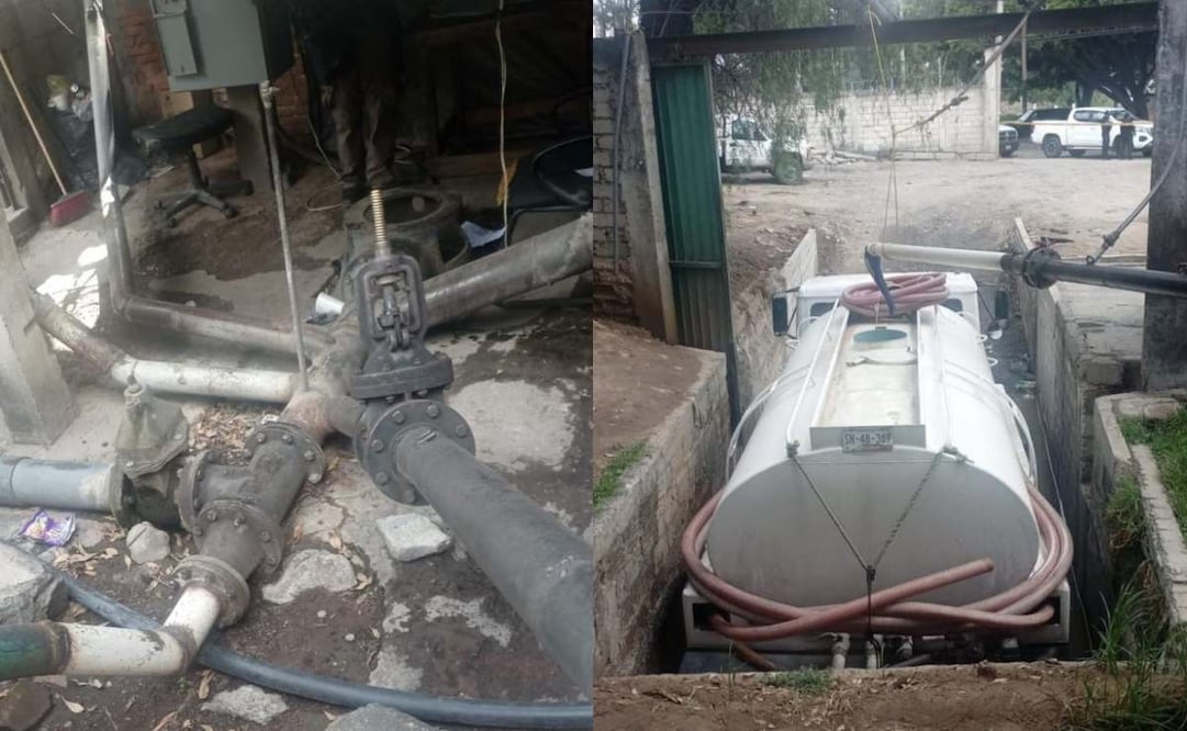 Aseguramiento de infraestructura hidráulica y pipas de agua en Puebla. Foto: X @conagua_mx