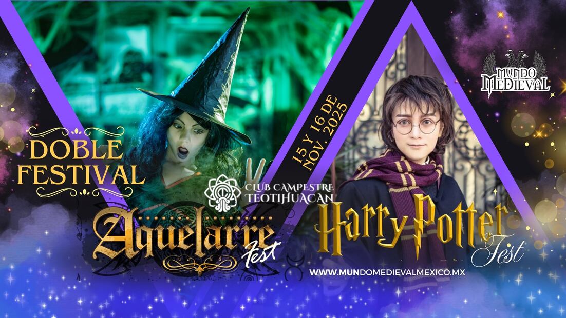 Conoce la fecha del Aquelarre Fest México y el Harry Potter Fest en Teotihuacán. Foto: Boletia