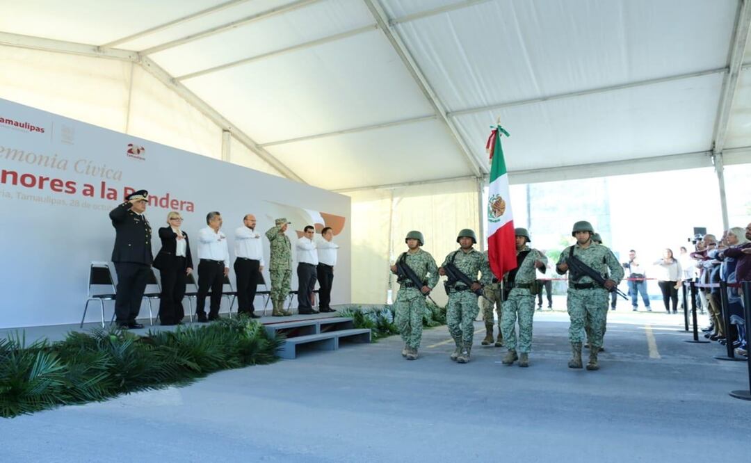 Gobernador Américo Villarreal, el mejor evaluado del país según ENCIG, afirma secretario de Seguridad de Tamaulipas. Foto: Especial
