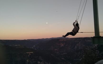 Así es el columpio extremo de Peña del Aire en el Pueblo Mágico de Huasca