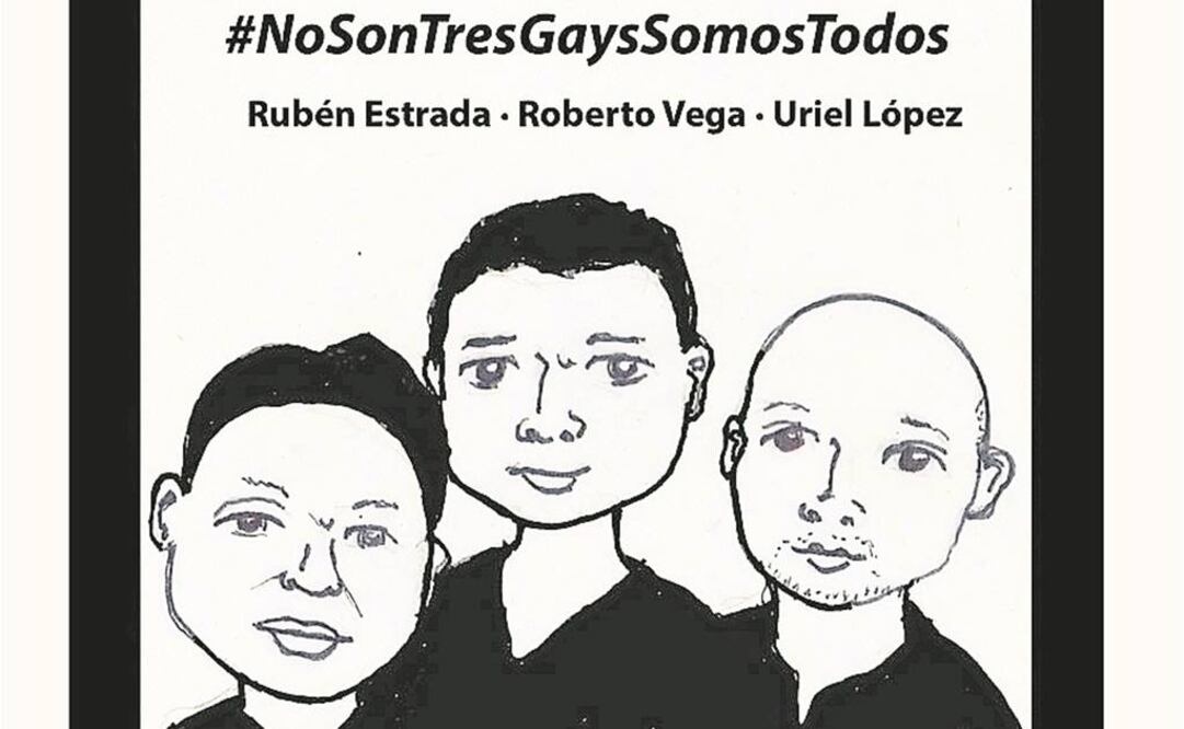 Reacc ión. Tras el homicidio de los activistas, ONG organizó el movimiento #NoSonTre sGaysSomosTodos 