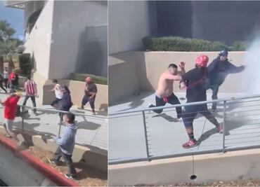 VIDEO: Pelea campal entre aficionados de Chivas y Atlas en Clásico Tapatío amistoso