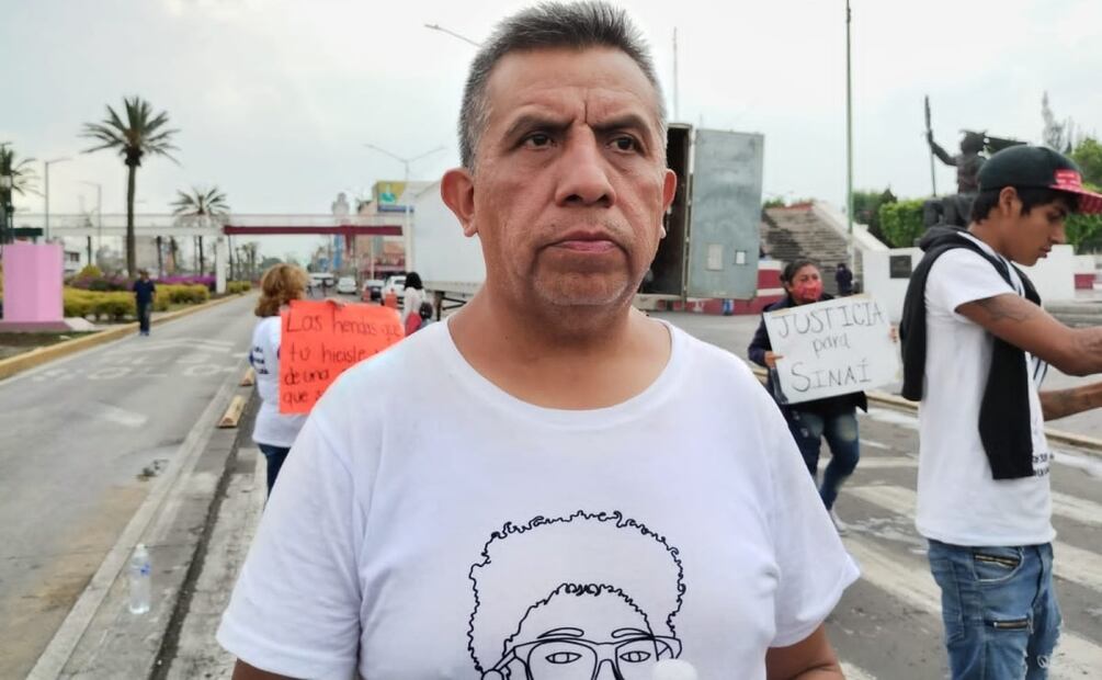 Ulises Cruz, tío de Sinaí "N", lamenta la decisión de las autoridades de dejar libre a Roxana Ruíz. Foto: Rocío Melgoza. EL UNIVERSAL