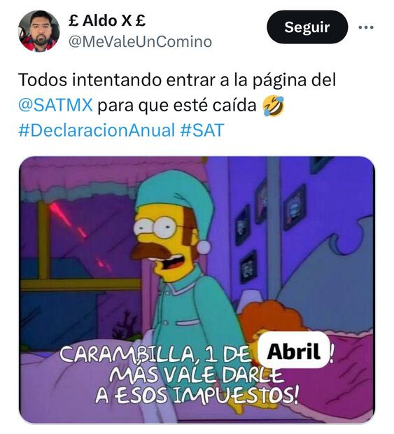 Los mejores memes de la declaración anual 2024. Foto: X
